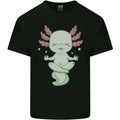 Meditating Axolotl Yoga Spiritual Mens Cotton T-Shirt Tee Top