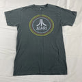 Atari T shirt Mens Small Short Sleeve Dark Gray 100% Cotton