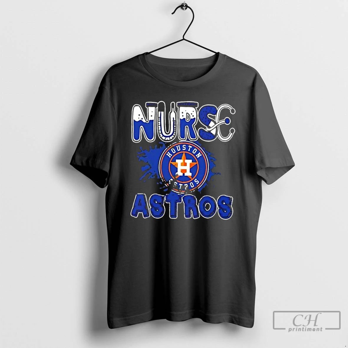 Classic Nurse X Houston Astros Baseball T Shirts