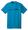 1969 Ford Mustang Fastback Silhouette t-shirt muscle car classic boss 302 racing