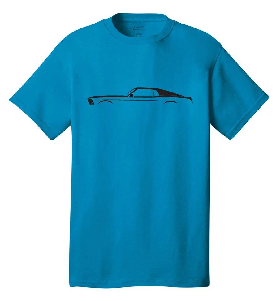1969 Ford Mustang Fastback Silhouette t-shirt muscle car classic boss 302 racing