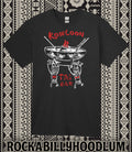 Retro Tiki Art Tee T Shirt 100% Cotton Bar Mug Restaurant Kowloon Saugus MA