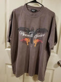 Boohooman T-Shirt Men's Small Brown  Graphic Print Nouvelle Saison Y2k Style