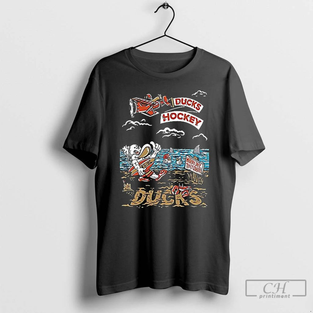 Classic Wild Wing Safe Waters Ducks Hockey T Shirts