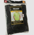GILDAN WORKWEAR MENS POCKET T SHIRTS 2 PK BLACK