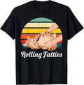 Funny Rolling Fatties Cat Lover Pet Owner Cat T-Shirt