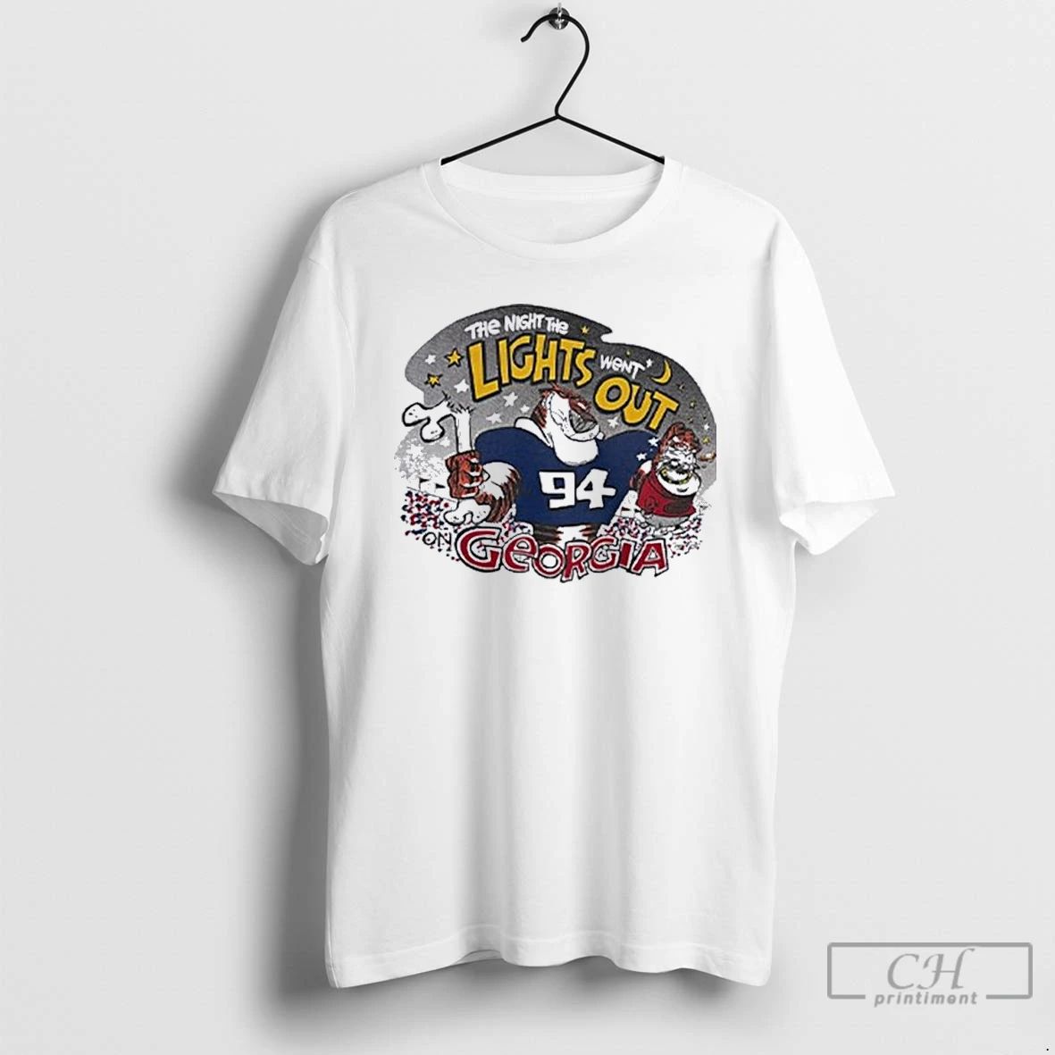 Classic Auburn Tigers The Night The Lights Went Out Georgia T Shirts