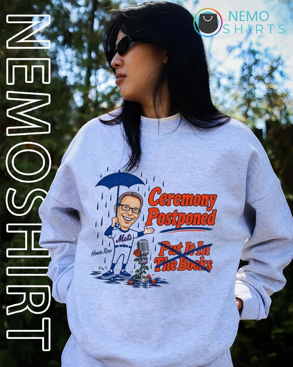Howie Rose Mets Ceremony Postponed Put It In The Books shirt