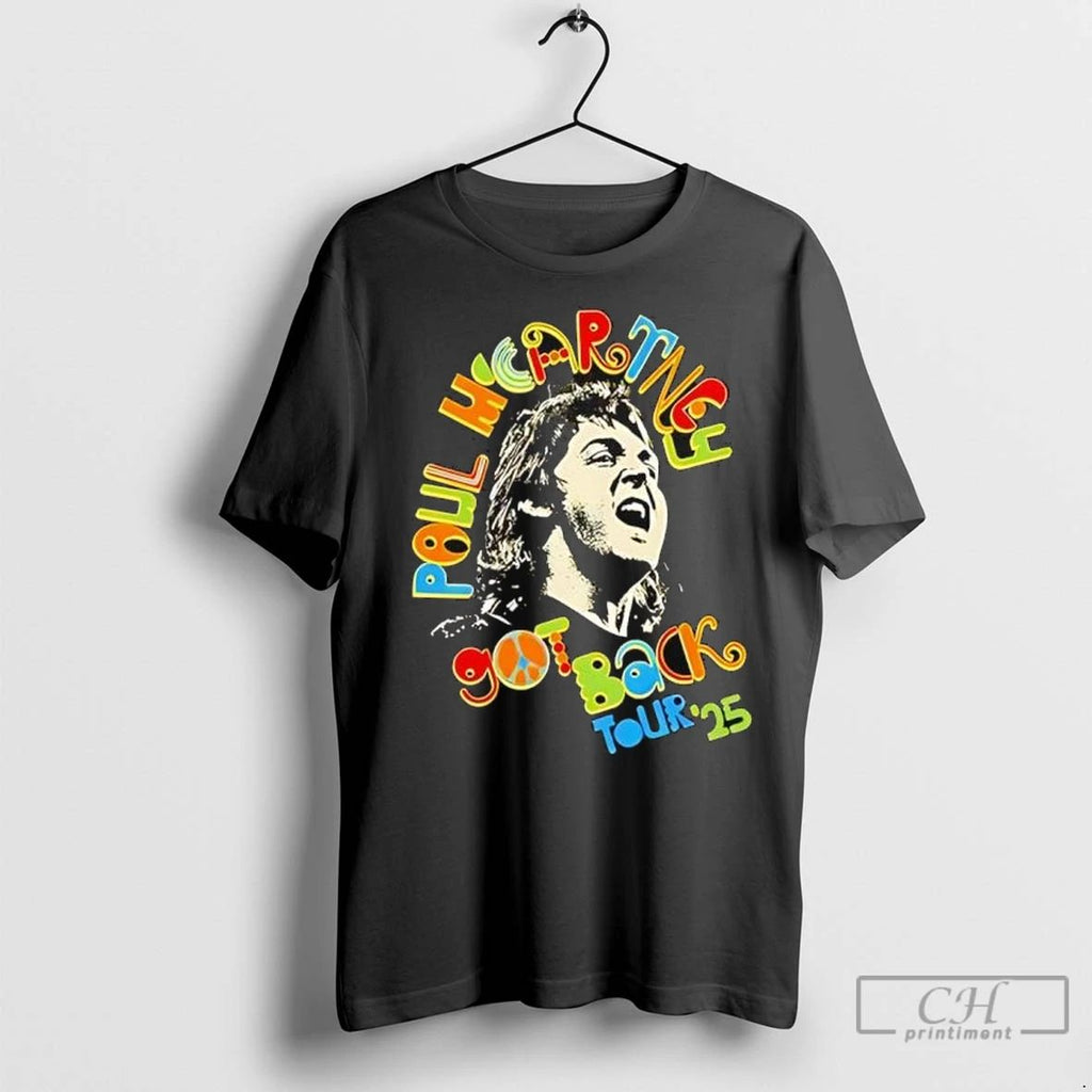 Premium Paul Mccartney Got Back Tour 2025 Graphic T Shirts