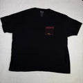 In-N-Out Burger Men's Graphic T-Shirt Size 2XL Black Animal Style Pocket Print