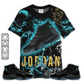 Retro Gamma Blue 11s - Number 23 Drip Shoes Kicks Goat Match Sneaker Tee Fan