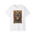 Tribal Mask Face Tee | Ethnic Warrior Artwork, Boho Spirit