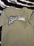 Billabong Y2K Green T Shirt Surf Skate Logo Print Fast Ship B17