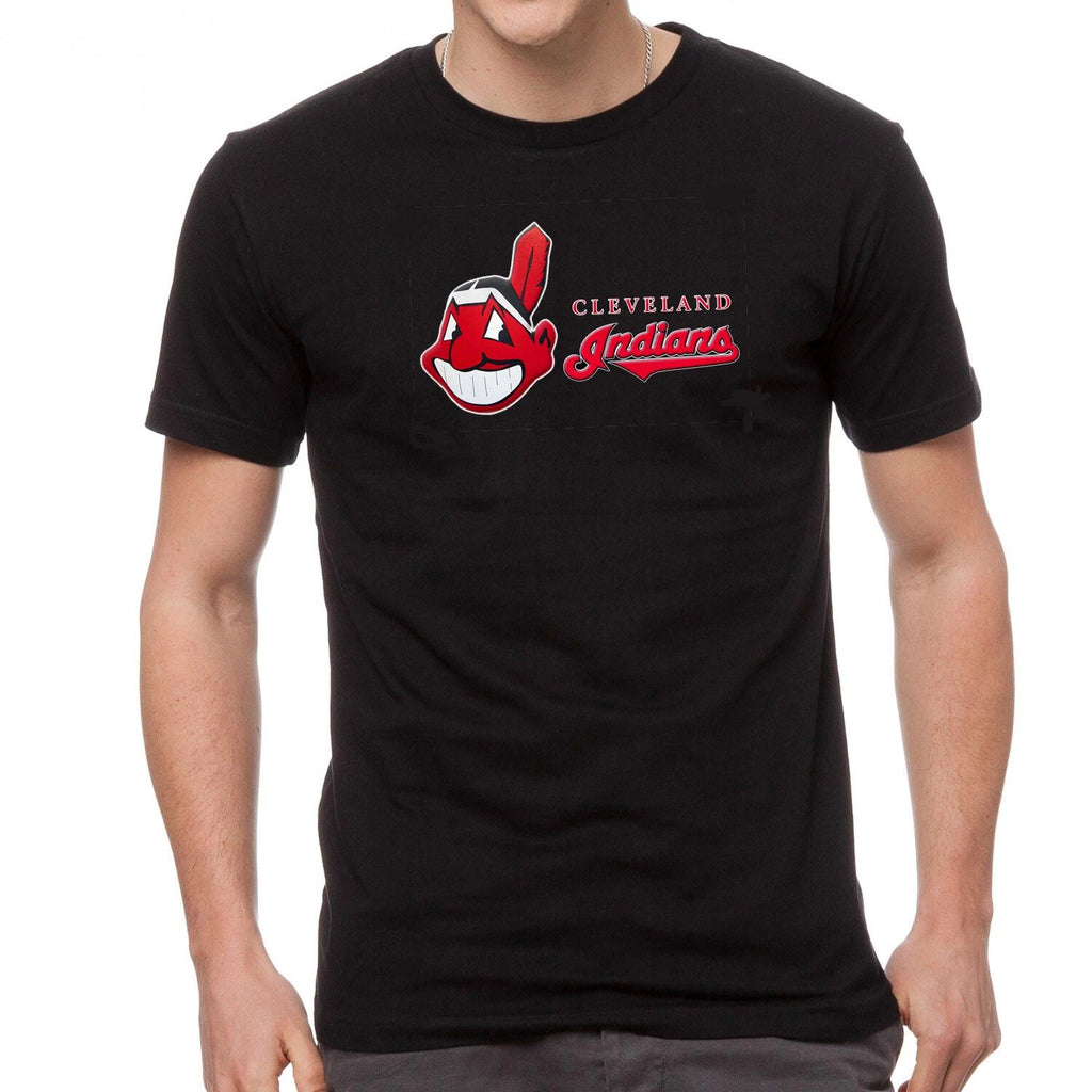 Cleveland Indians Logo Black T-Shirt -592