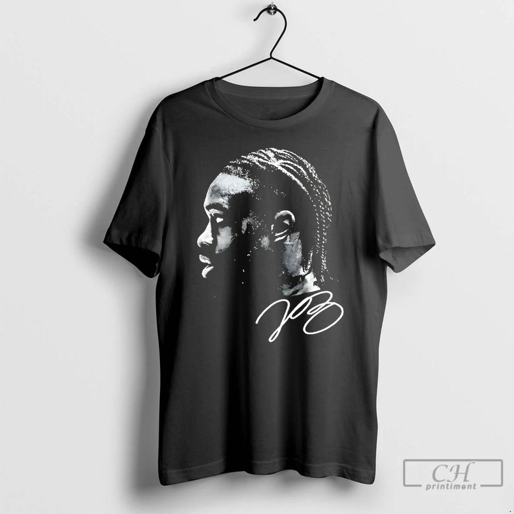 Premium Jaylen Brown Headshot Signature Celtics T Shirts