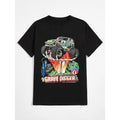 Vintage 1990s Grave Digger “Dennis Anderson” Monster Truck Black T-Shirt