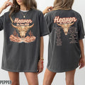 Heaven On Tour 2026 Skull Graphic T-Shirt – Desert Boho Style