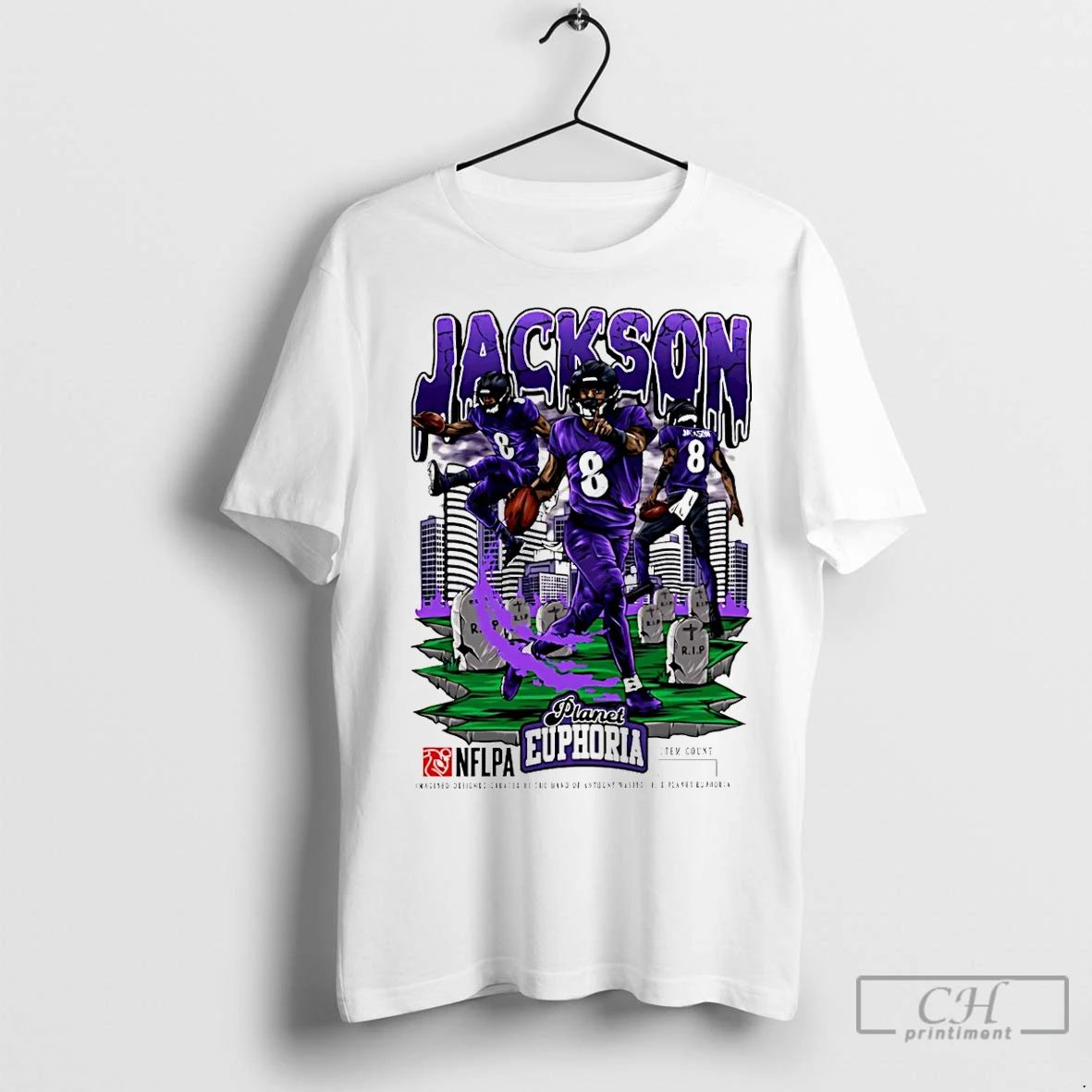Classic Lamar Jackson Baltimore Ravens Player Comic