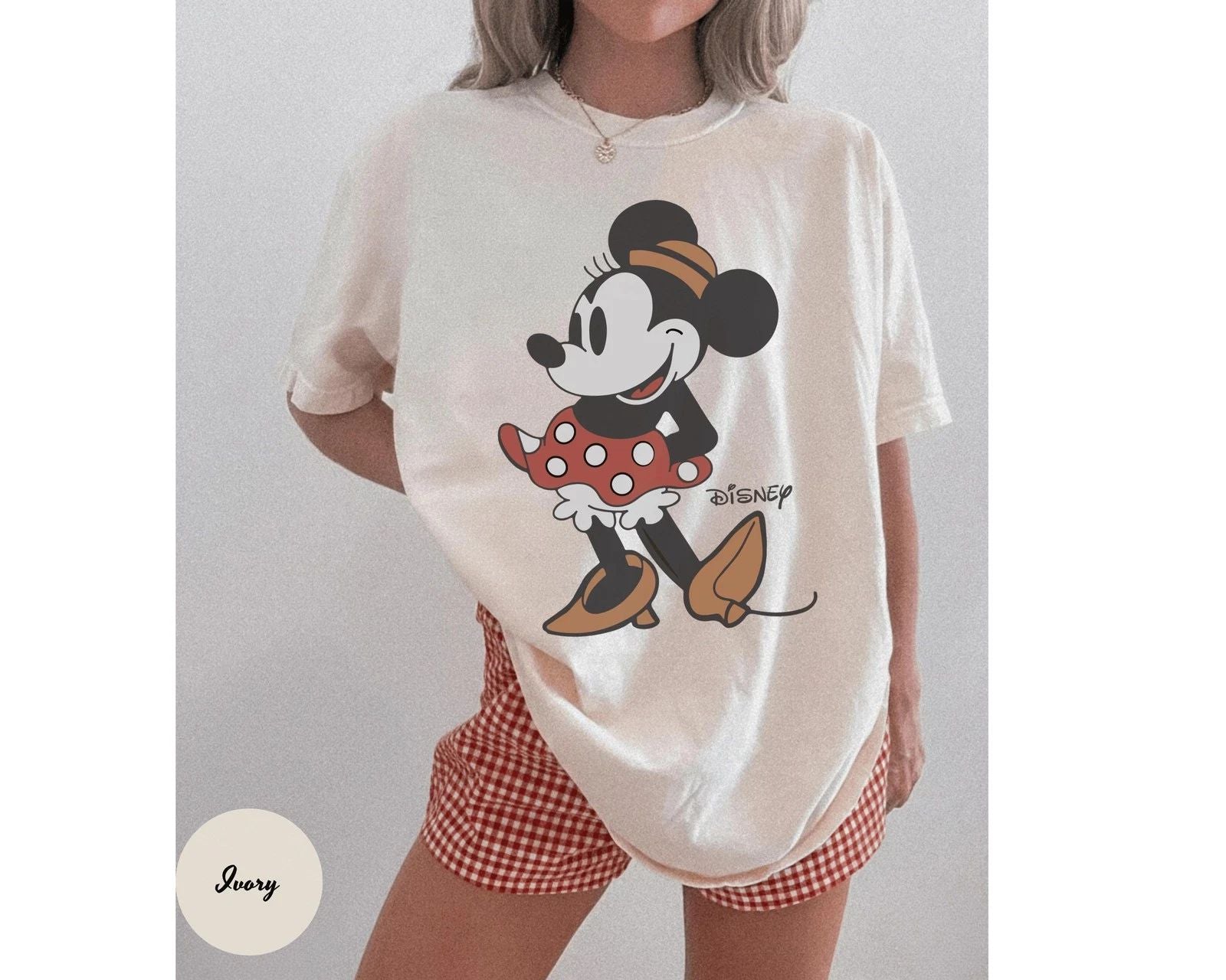 Comfort Colors Minnie Shirt, Cute Minnie Shirts, Retro Minnie T-shirt, Mouse Shi