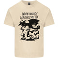 Fantasy Writer Author Novelist Dragons Mens Light Cotton T-Shirt