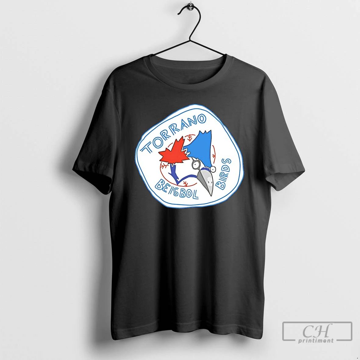 Classic Torrano Beisbol Birds Toronto Blue Jays Parody Logo T Shirts