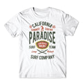 California Summer Surfing Paradise T-Shirt. 100% Cotton Premium Tee New
