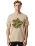Fantasy-Island Mens Graphic Tee, 100% Cotton, Casual Summer Wear