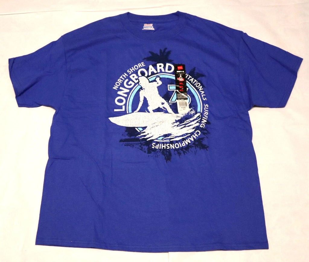 HANES Longboard Surfing Championship mens short sleeve T shirt size XL (NWT)