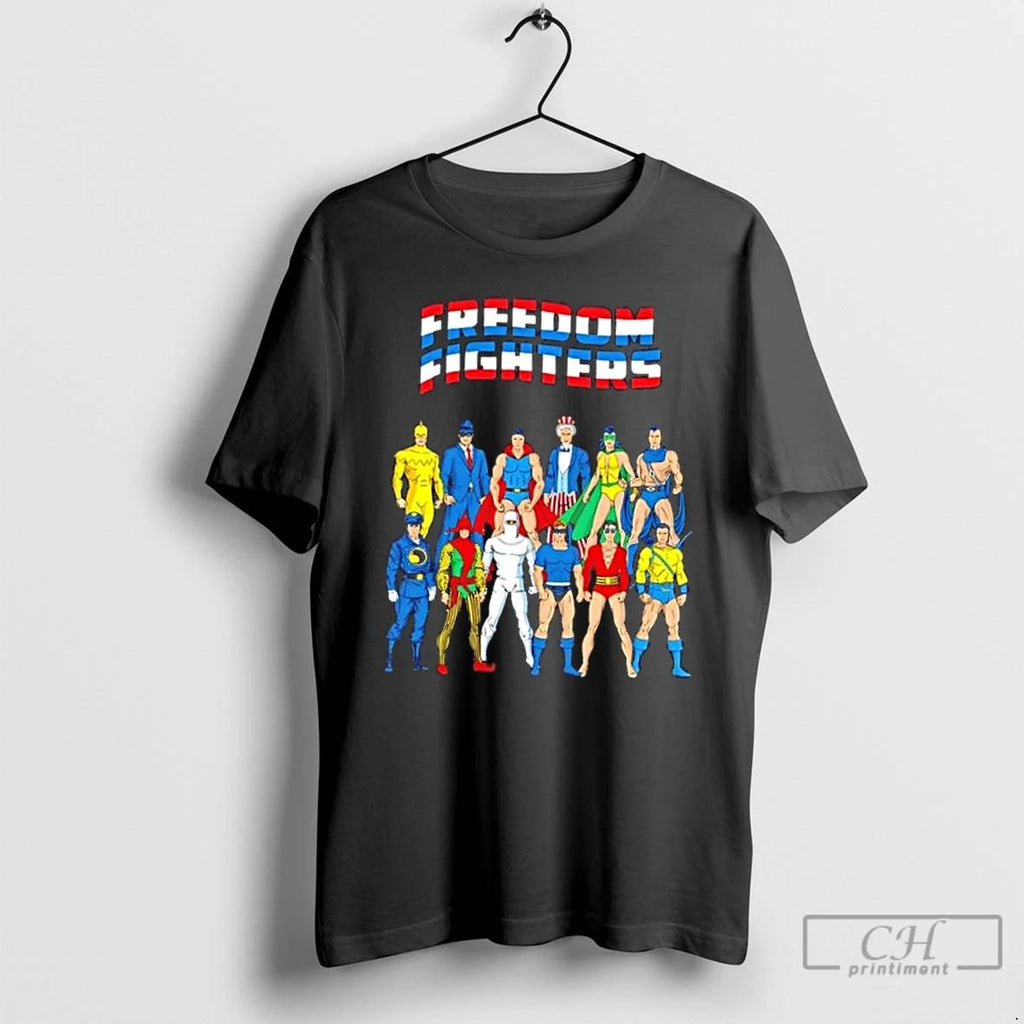 Classic Freedom Fighters 1985 Cartoon Vintage T Shirts