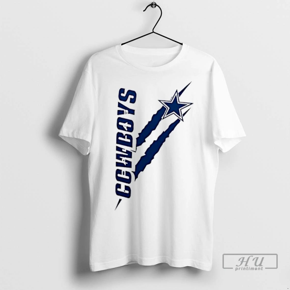 Trending Cowboys Color Scratch Design T Shirts