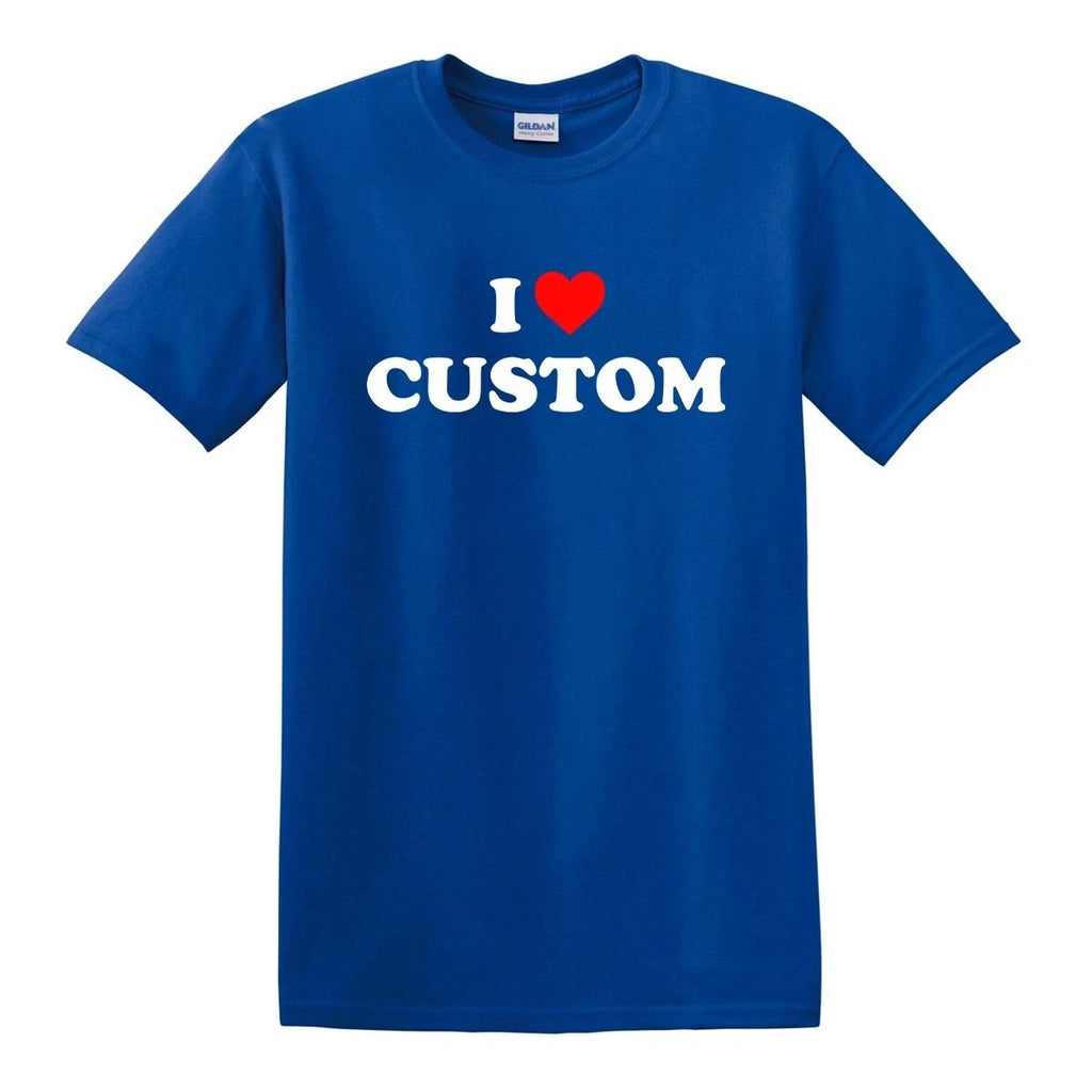 I HEART CUSTOM TEXT NAME NICOLE GIRLFRIEND MY LOVE VALENTINE GF GIFT TEE T-SHIRT