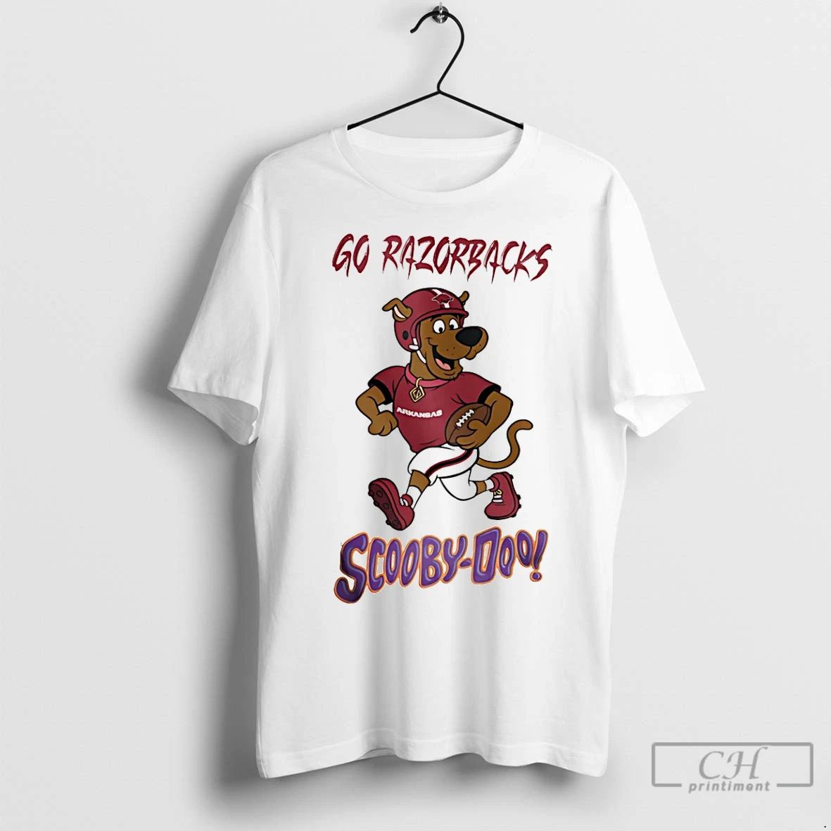 Classic Scooby Doo X Arkansas Razorbacks Go Razorbacks