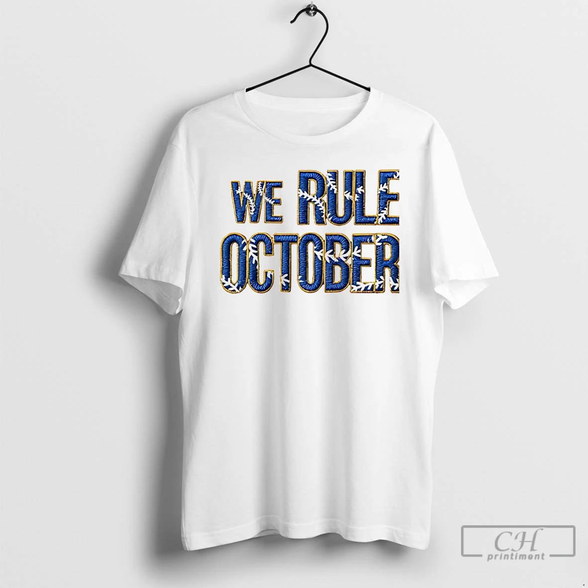 Premium Los Angeles Dodgers We Rule October T Shirts