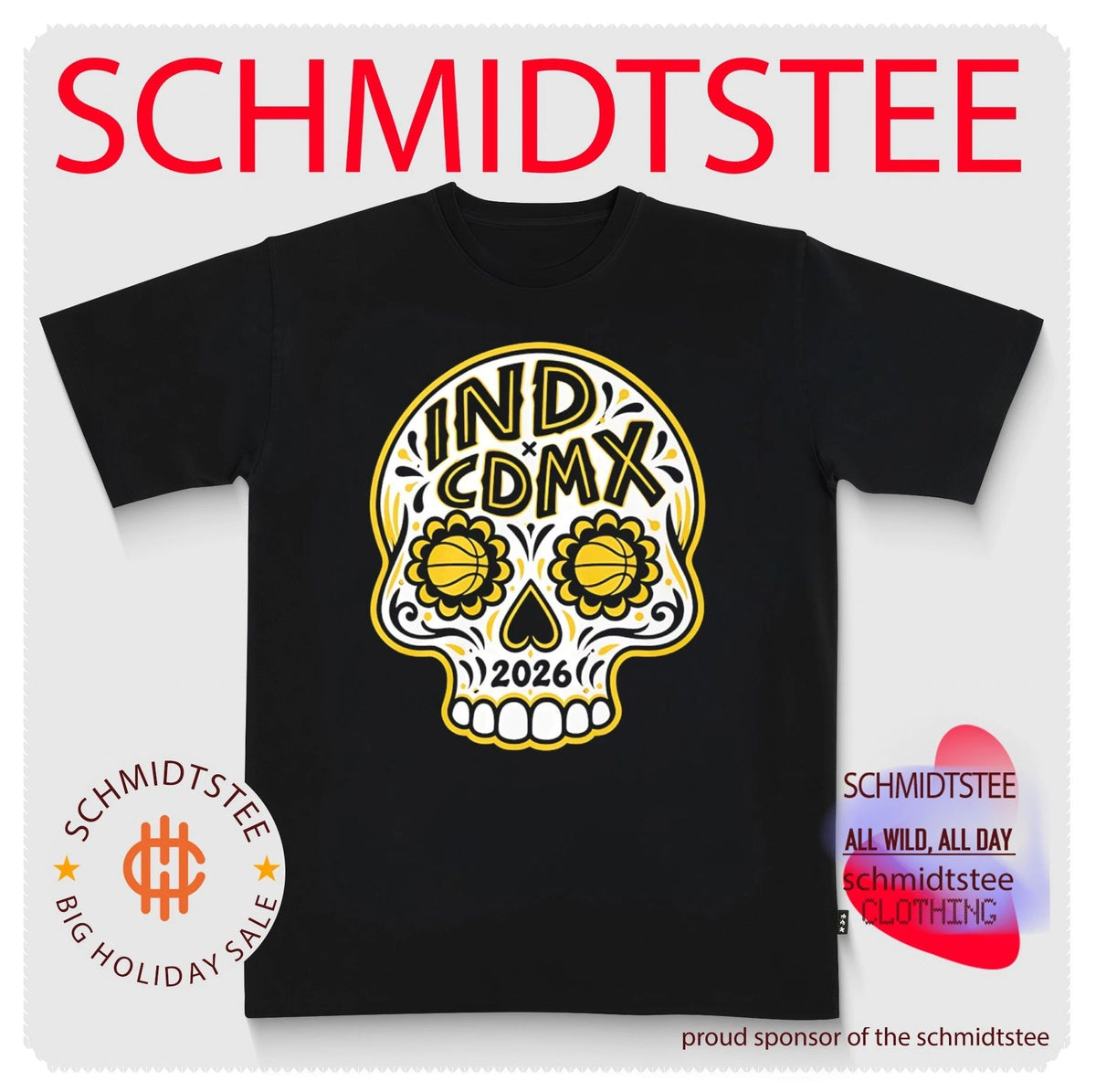 Indiana Pacers Indy CDMX 2026 Día de Muertos Mexico shirt