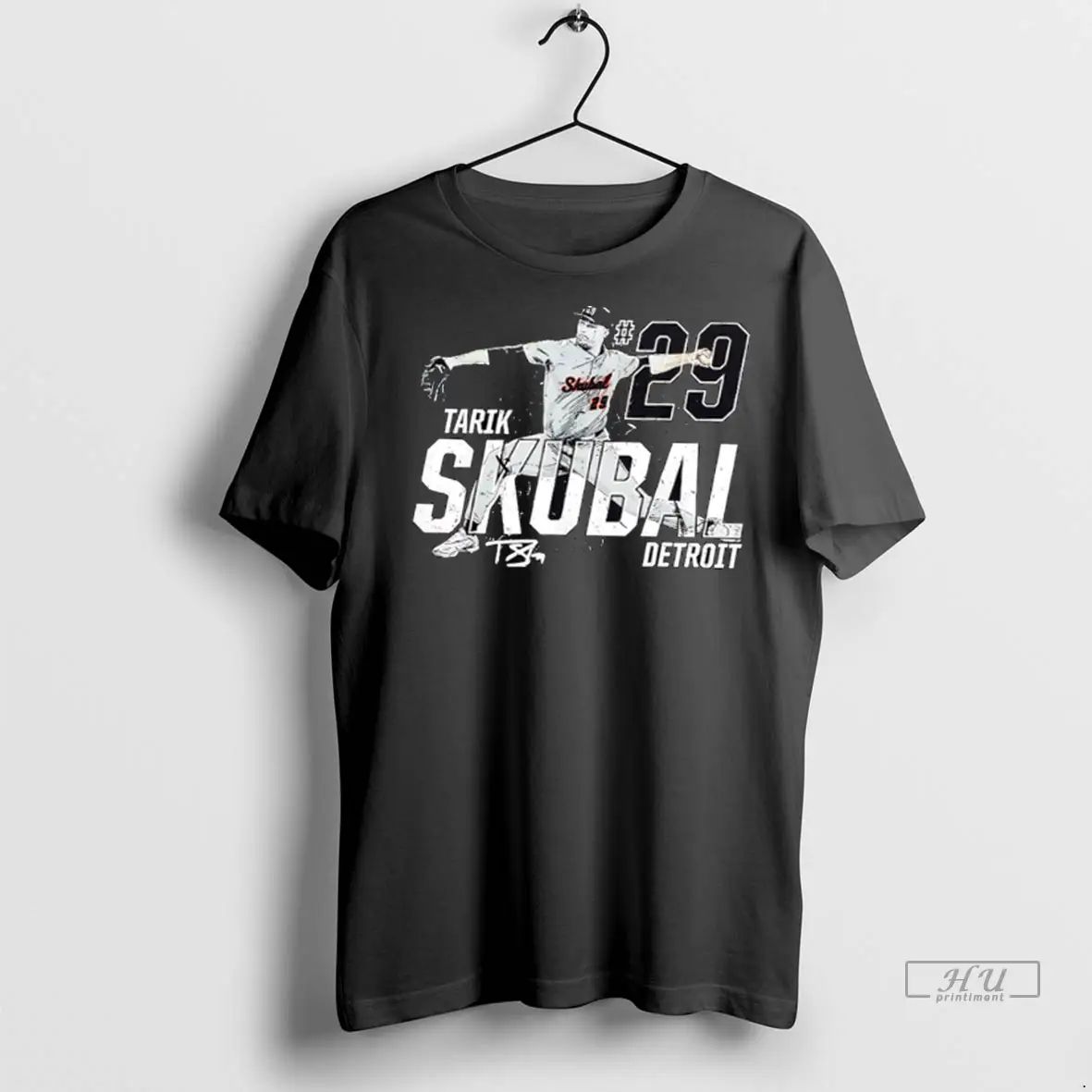 Officials Dynamic Pose Tarik Skubal Detroit Baseball Player T Shirts