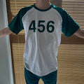Squid Game Green T-shirt  Number 456 Available