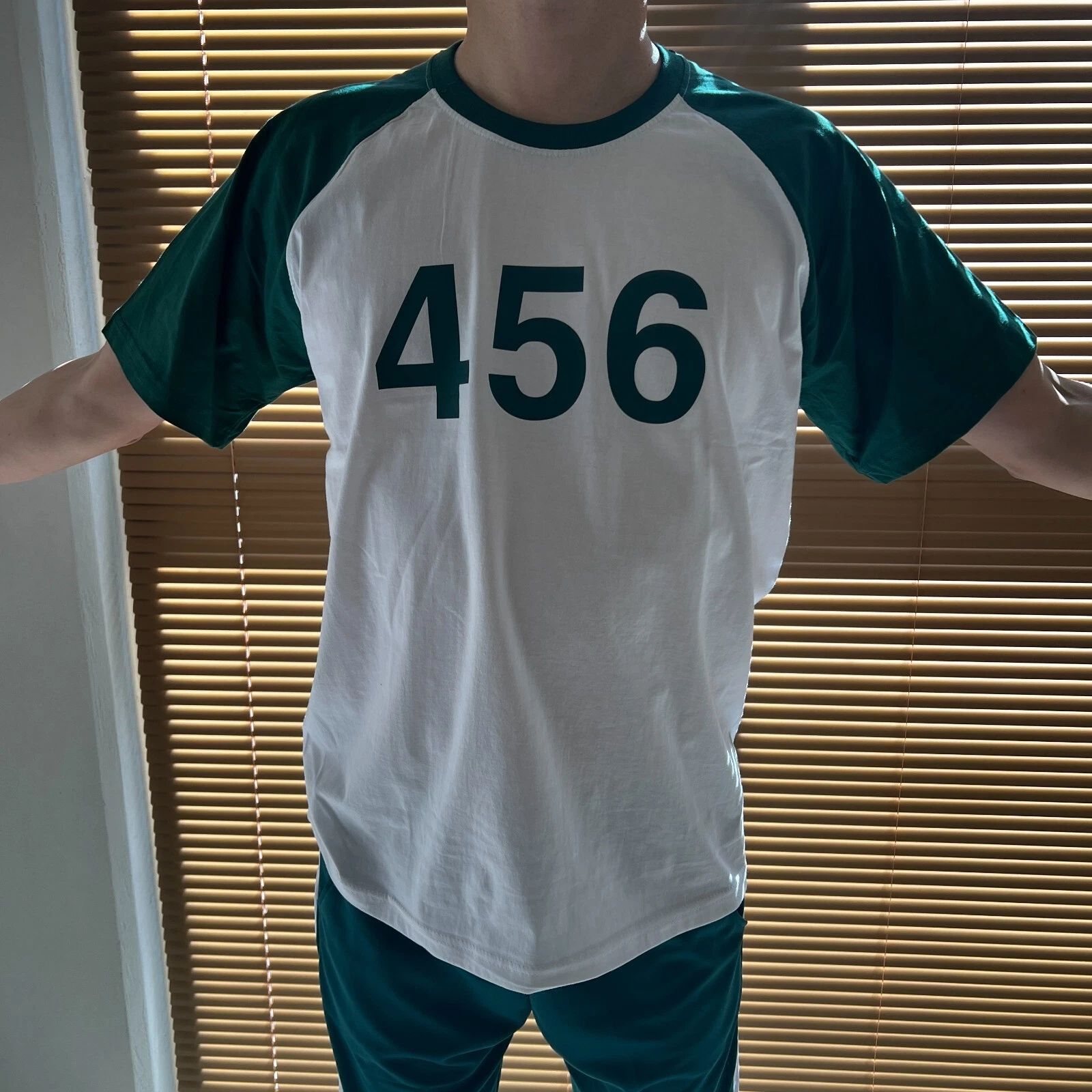 Squid Game Green T-shirt  Number 456 Available