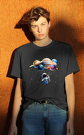 Funny Astronaut Planets Gift Men Women Kids Astronomy Space T-Shirt