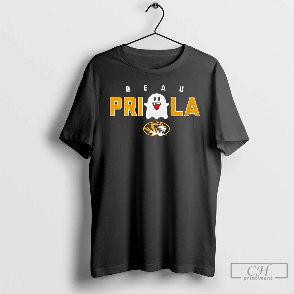 Classic Missouri Tigers Football Beau Pribula Boo Halloween T Shirts