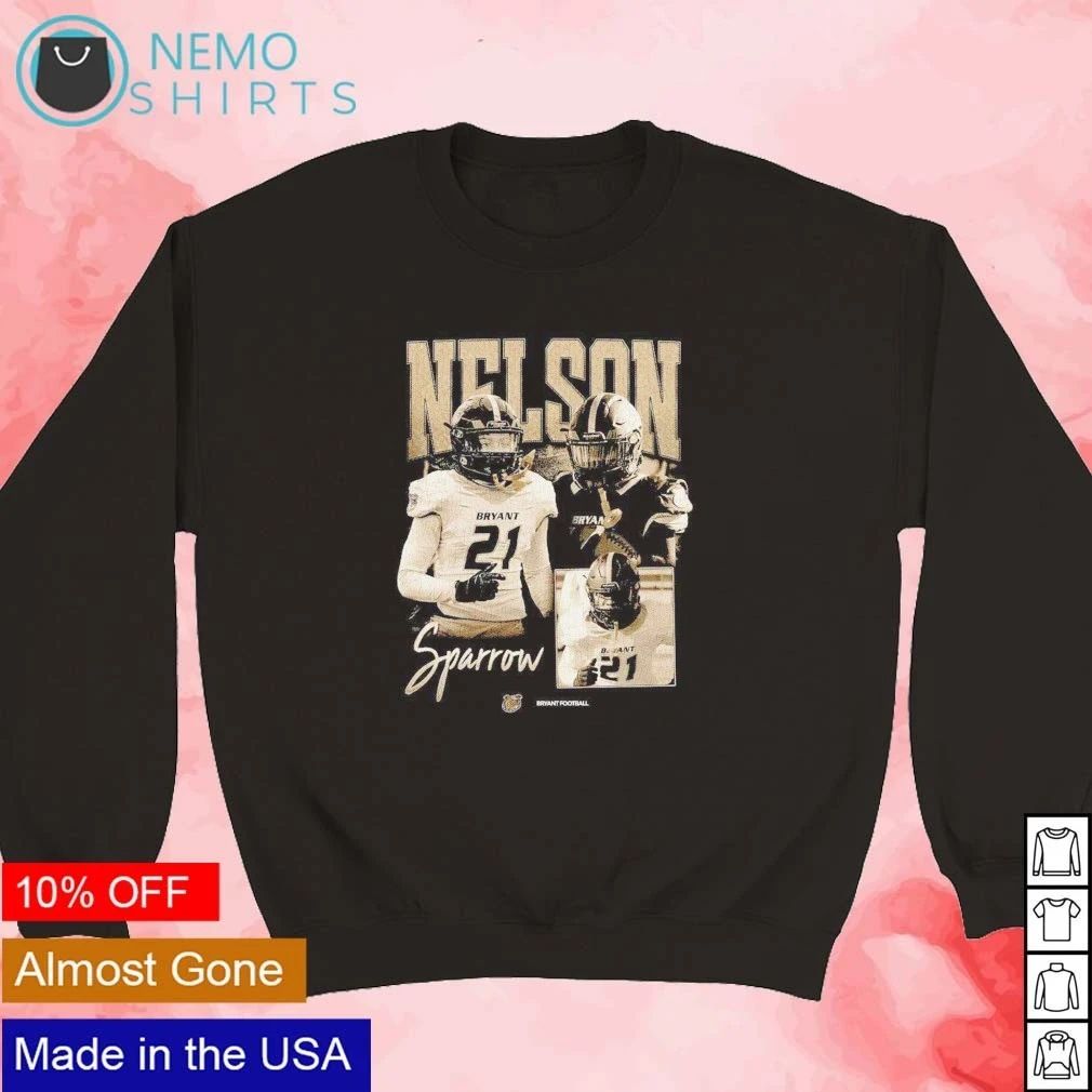 Nelson Sparrow Bryant Bulldogs Football No 21 Collage shirt