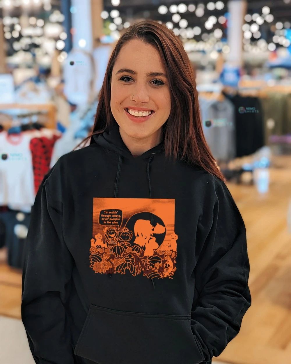Peanuts Halloween I’m Walkin’ Through Valleys Cryin’ Pumpkin in the Alley shirt