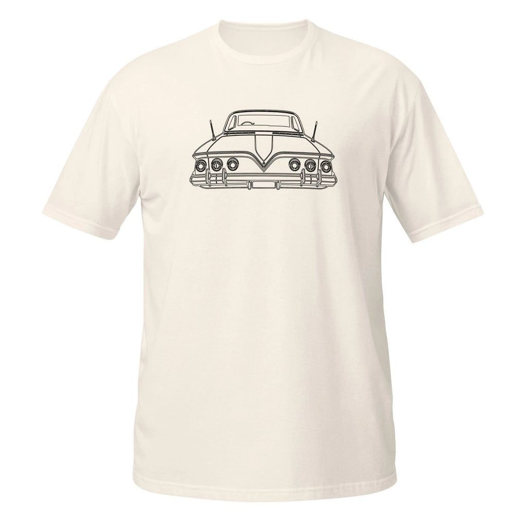 Comfy T-Shirt For Chevrolet Impala 1961 Bubble Top Car Lovers Birthday Gift Tee