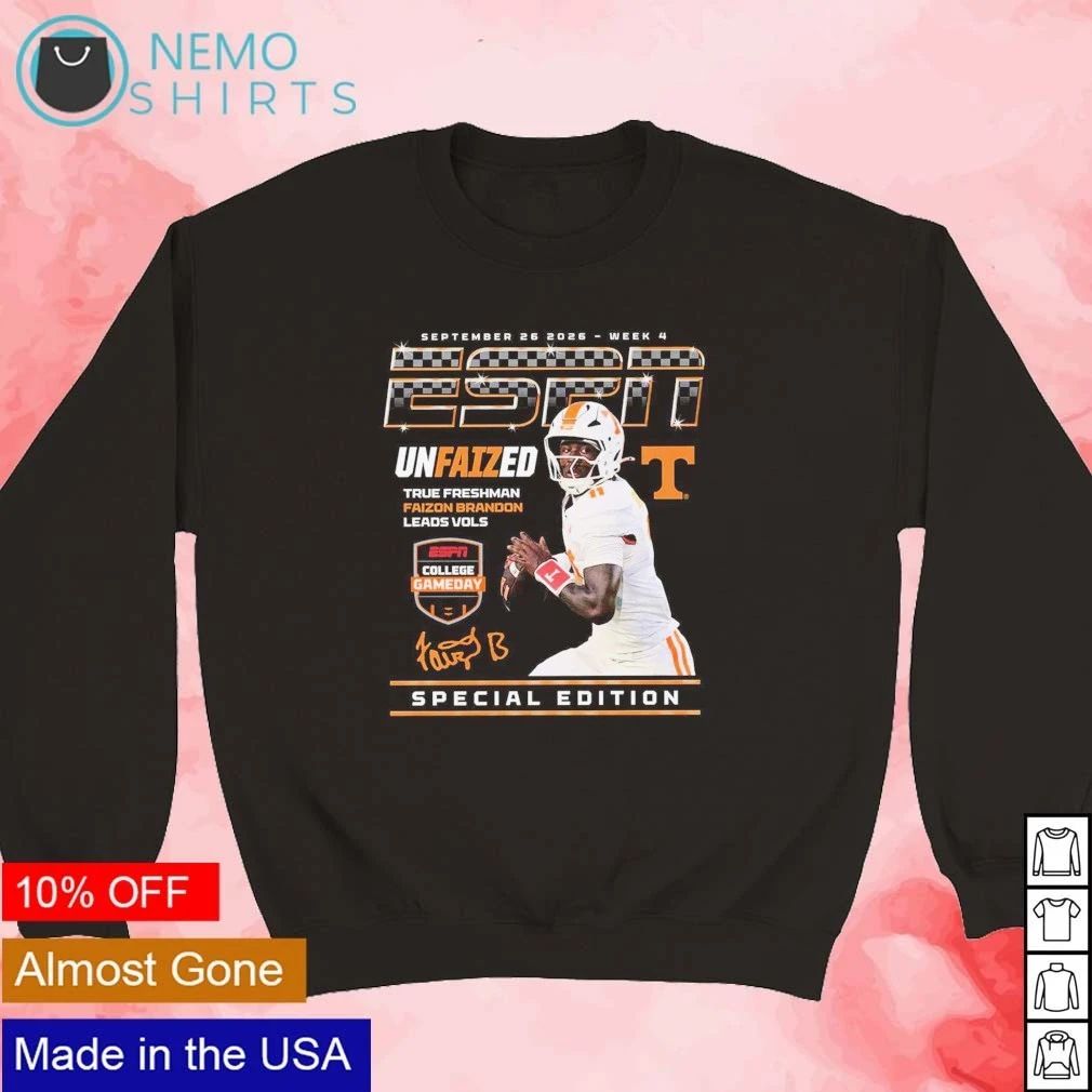 Faizon Brandon Unfaized Leads Tennessee Vols Special Edition 2026 shirt