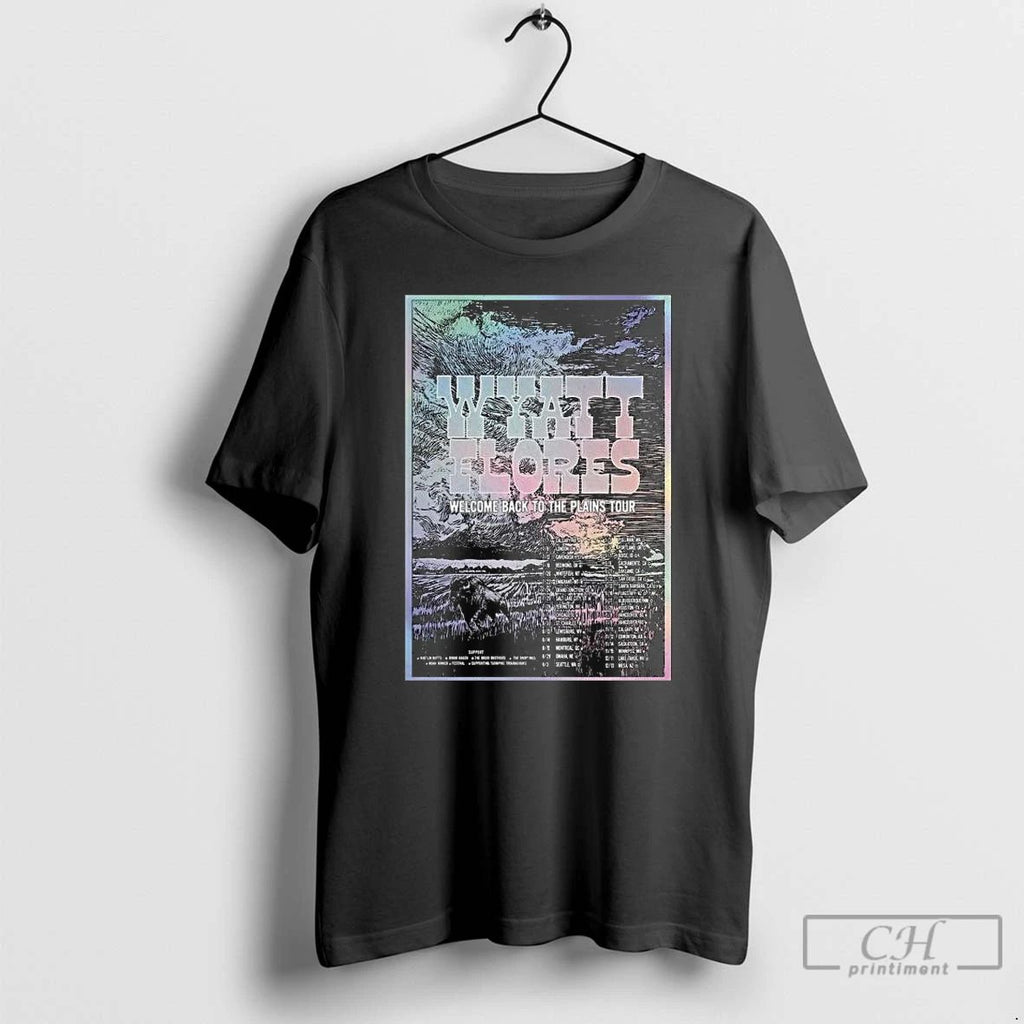 Classic Wyatt Flores Welcome Back To The Plains Tour 2025 Long Sleve T Shirts