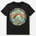 Motivational Bridge Themed Optimism Artwork Unisex T-Shirt