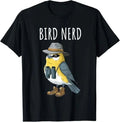Bird Nerd Funny Bird Watching Birding Bird Lover Watcher Tee T-Shirt S-3XL
