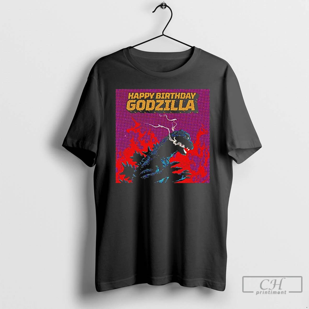 Premium Happy Birthday Godzilla T Shirts
