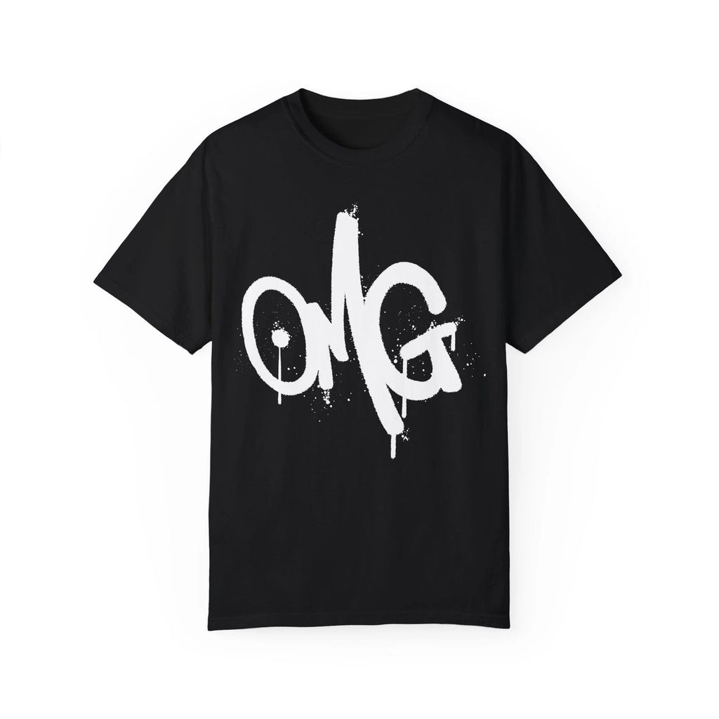 OMG Urban Graffiti Art Style Quote :: Unisex Garment-Dyed T-shirt