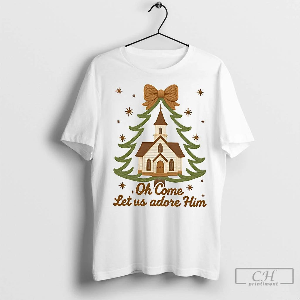 Premium Oh Come Let Us Adore Him Christmas