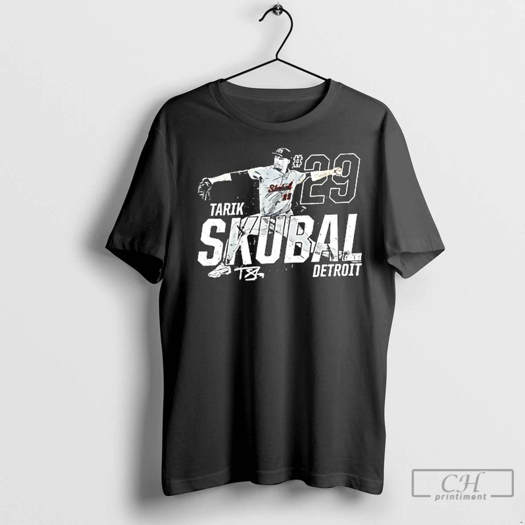 Premium Dynamic Pose Tarik Skubal Detroit Baseball Player